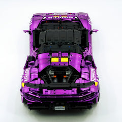 1:8 Ferrari SF90XX Purple Plating Limited Color, The Ultimate Supercar, More Than 12 Features Restored(4100 Pcs)