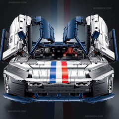 1:8 El Ferrari F80 definitivo | Hipercoche V6 del Cavallino Rampante a control remoto | Edición limitada plateada (3998 piezas)