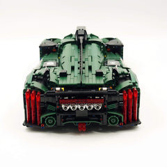 1: 8 Le Mans 9×8 RaceCar Juegos de construcción con control remoto, alerón trasero elevador eléctrico, faros fluorescentes (3746 piezas)