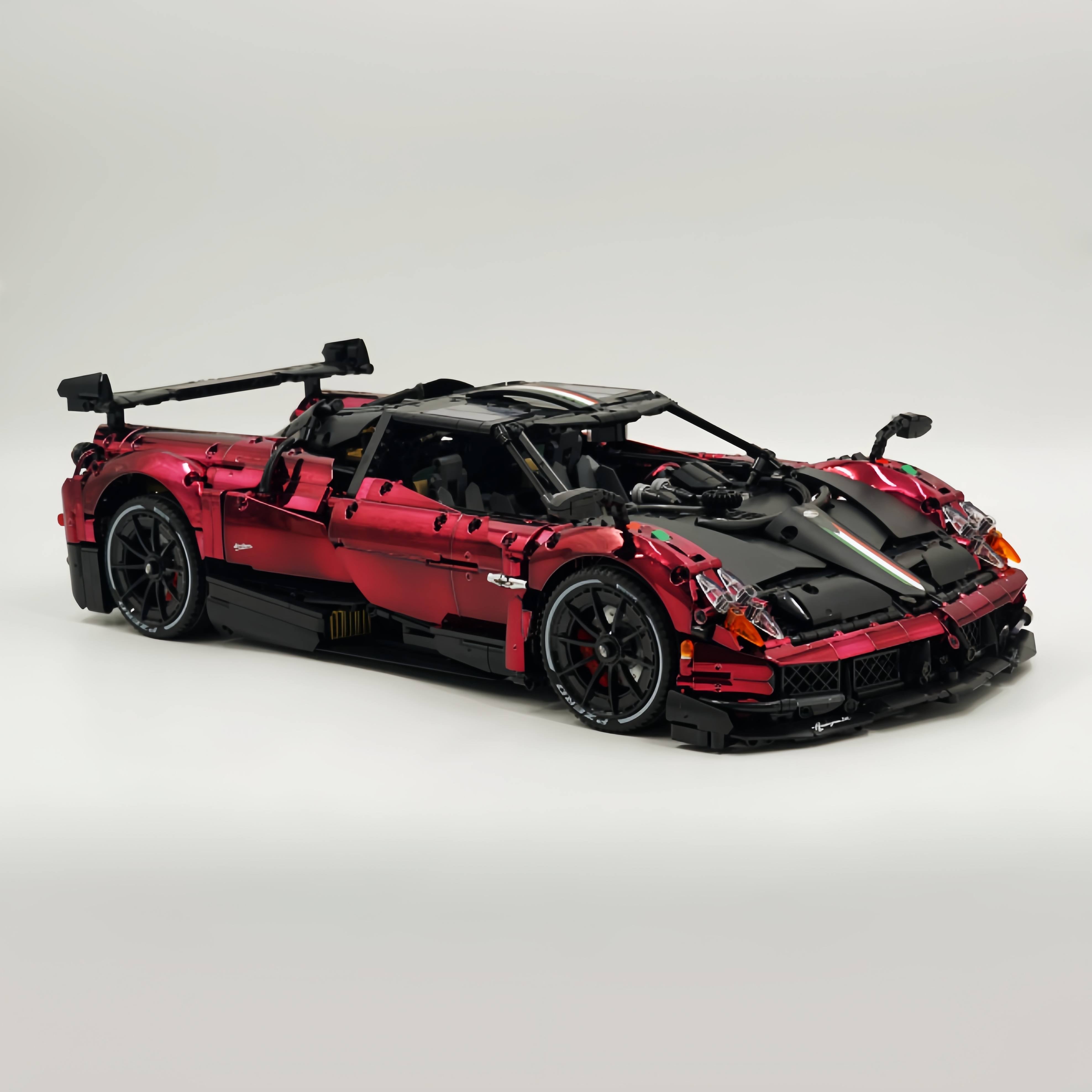 1: 8 Pagani Huayra BC Mirror Electroplating Customized Ultimate Edition (4708 Pcs)