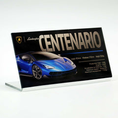 Suitable for Lamborghini Supercar Series Display Acrylic Nameplate