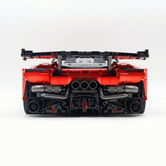 1:8 The Ultimate FERRARI F80 | Electroplated Red Custom Edition | Remote Controlled V6 Prancing Horse Hypercar (3998pcs)