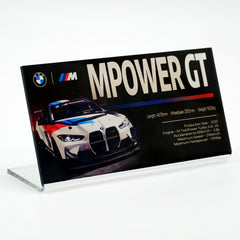 Suitable for BMW Apollo YangWang U9 Supercar Series Display Acrylic Nameplate