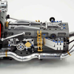 Motorized Large Ferrari SP3 V12 Engine | 12-Cylinder Prancing Horse Engine Package (2155 PCS)
