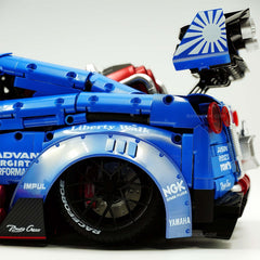 1:8 Nissan GT-R R35 Widebody Blue-plated custom Edition | Electroplated Beast | 3939+ PCS