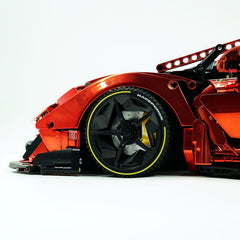 1: 8 Lamborghini One Off: Auténtica, Motorized Convertible Switch Mode | Custom Ruby-plated Edition(3392 Pcs)