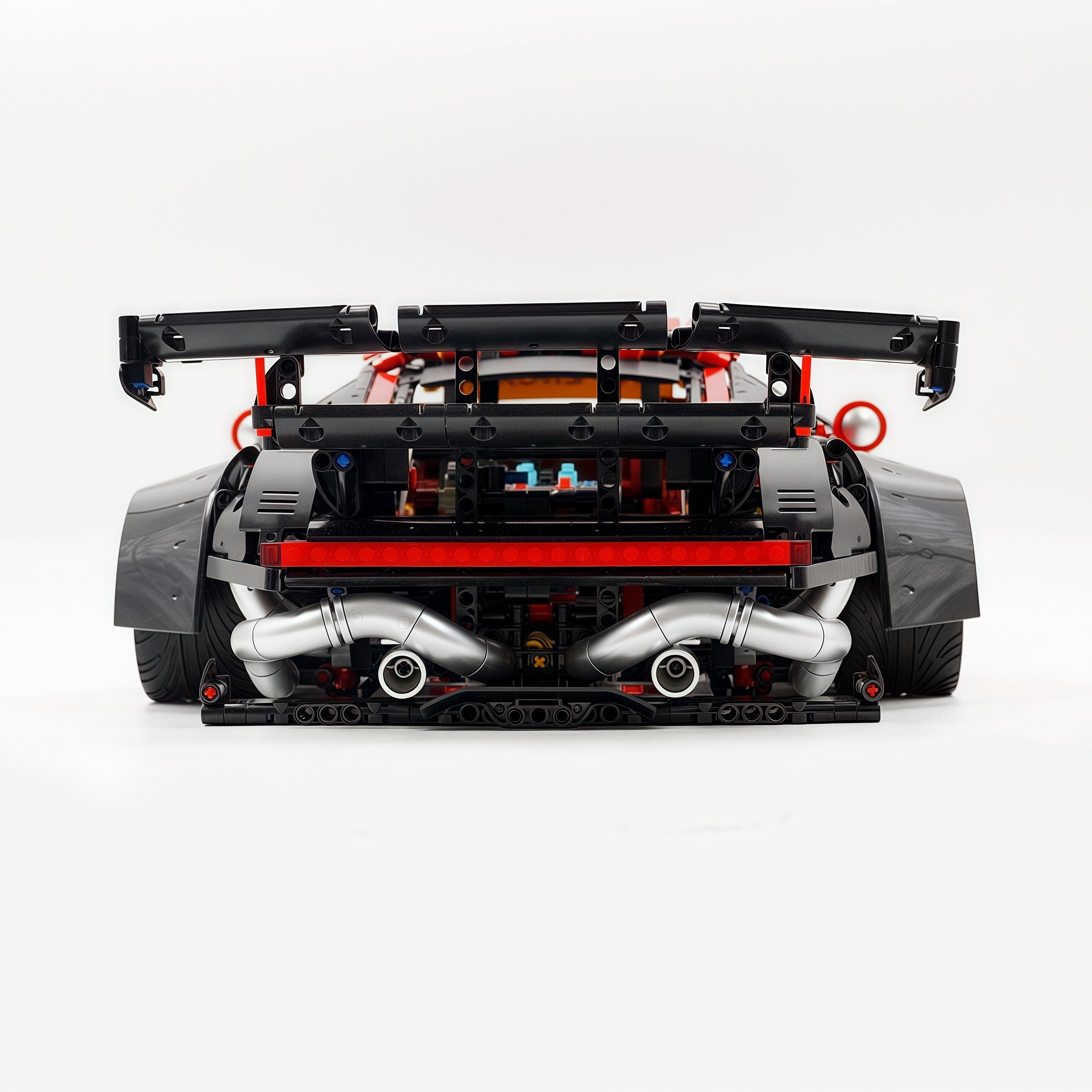 The Ultimate Widebody Porsche 964 RWB, Paint Red Customized Version (4190 pcs)
