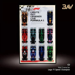 Car Display Frame for LEGO Speed Champions F1 Series