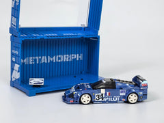 Ferrari F40 LBWK with Container Display Case | PILOT-Plated Blue Edition(394 PCS)