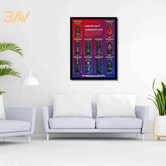 Car Display Frame for LEGO Speed Champions F1 Series