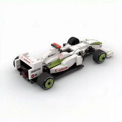 Brawn BGP001 F1 Racing Car | Includes a complete set of stickers| 248PCS