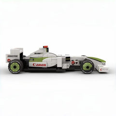 Brawn BGP001 F1 Racing Car | Includes a complete set of stickers| 248PCS