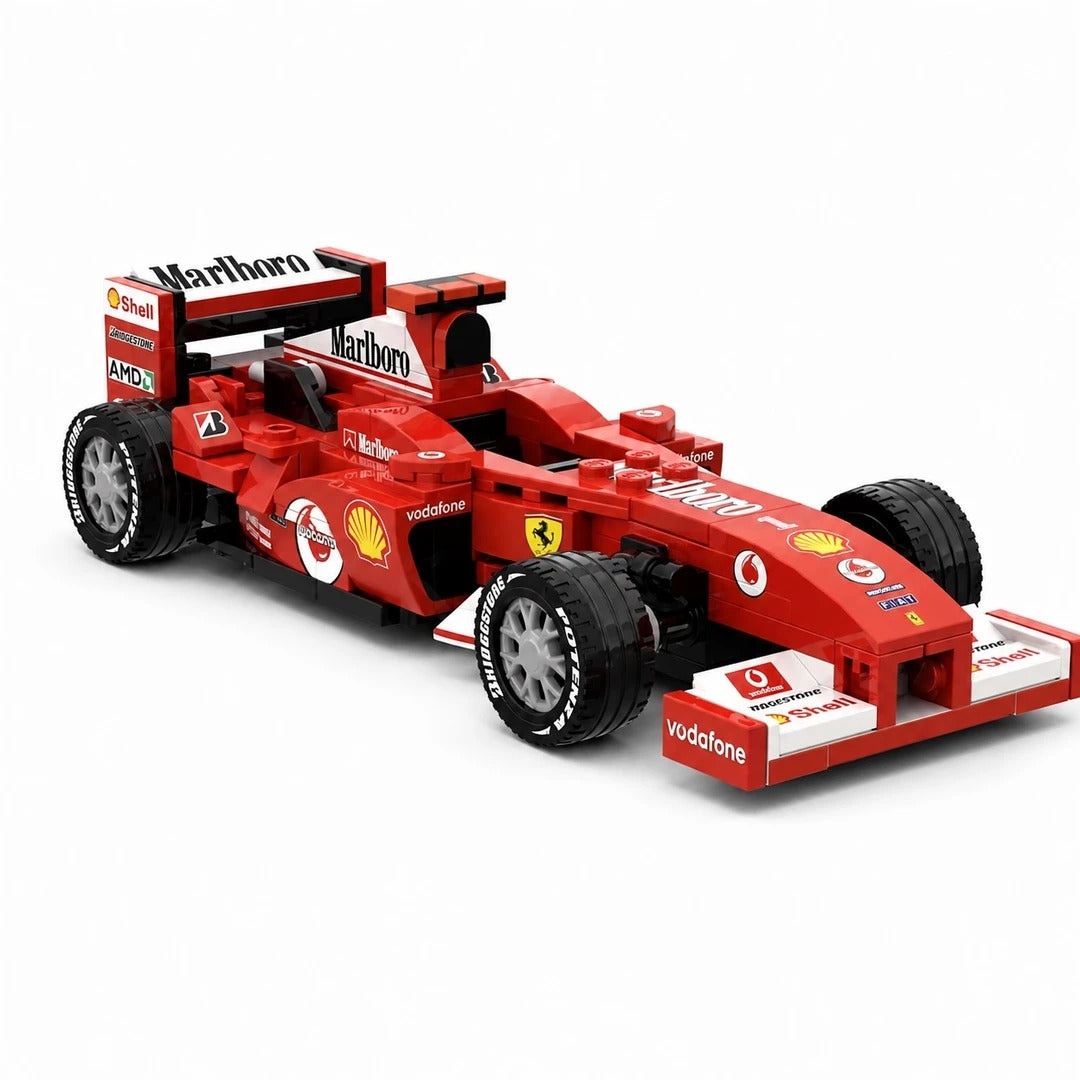 1:24 Ferrari F2004 |  Schumacher's Legendary Racing Car | Includes a Complete Set of Stickers (199Pcs) - BAV BRICK