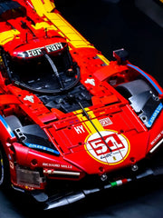 1:8 Ferrari 499P | 2025 Le Mans Endurance #51 Hypercar MOC (4749 PCS)