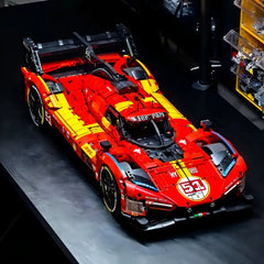 1:8 Ferrari 499P | 2025 Le Mans Endurance #51 Hypercar MOC (4749 PCS)
