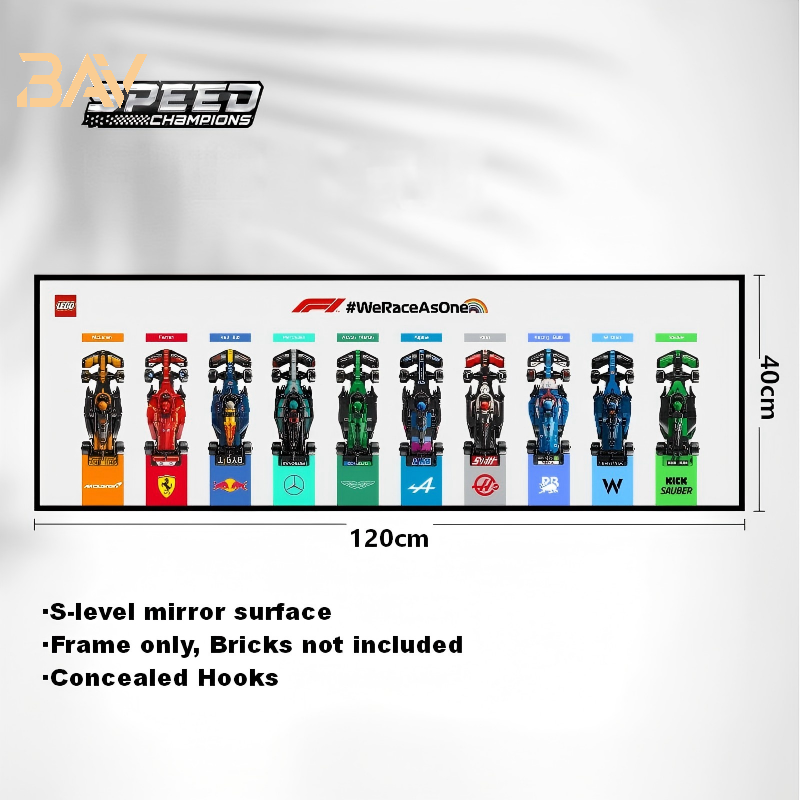 Cadre d'exposition pour voiture LEGO Speed ​​Champions F1 Series