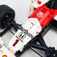1:8 Woking Hypercar MP4 F1 Racing | Machine de Grand Prix Rouge et Blanche de 1988 (2800 pièces)
