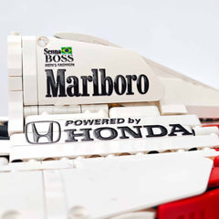1:8 Woking Hypercar MP4 F1 Racing | Machine de Grand Prix Rouge et Blanche de 1988 (2800 pièces)
