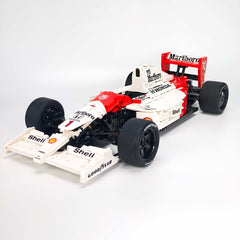 1:8 Woking Hypercar MP4 F1 Racing | Machine de Grand Prix Rouge et Blanche de 1988 (2800 pièces)