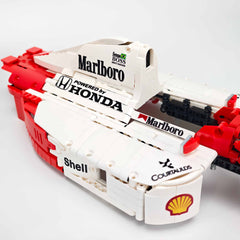 1:8 Woking Hypercar MP4 F1 Racing | Machine de Grand Prix Rouge et Blanche de 1988 (2800 pièces)