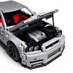 1:12 Nissan Skyline GT-R R34 | Advanced MOC Building Set (2086 PCS)