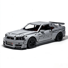 1:12 Nissan Skyline GT-R R34 | Advanced MOC Building Set (2086 PCS)