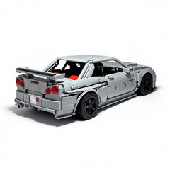 1:12 Nissan Skyline GT-R R34 | Advanced MOC Building Set (2086 PCS)