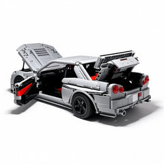 1:12 Nissan Skyline GT-R R34 | Advanced MOC Building Set (2086 PCS)