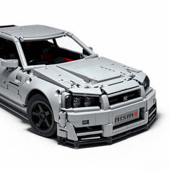 1:12 Nissan Skyline GT-R R34 | Advanced MOC Building Set (2086 PCS)