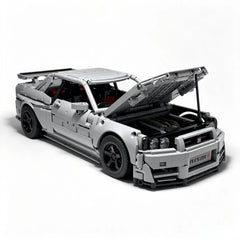 1:12 Nissan Skyline GT-R R34 | Advanced MOC Building Set (2086 PCS)