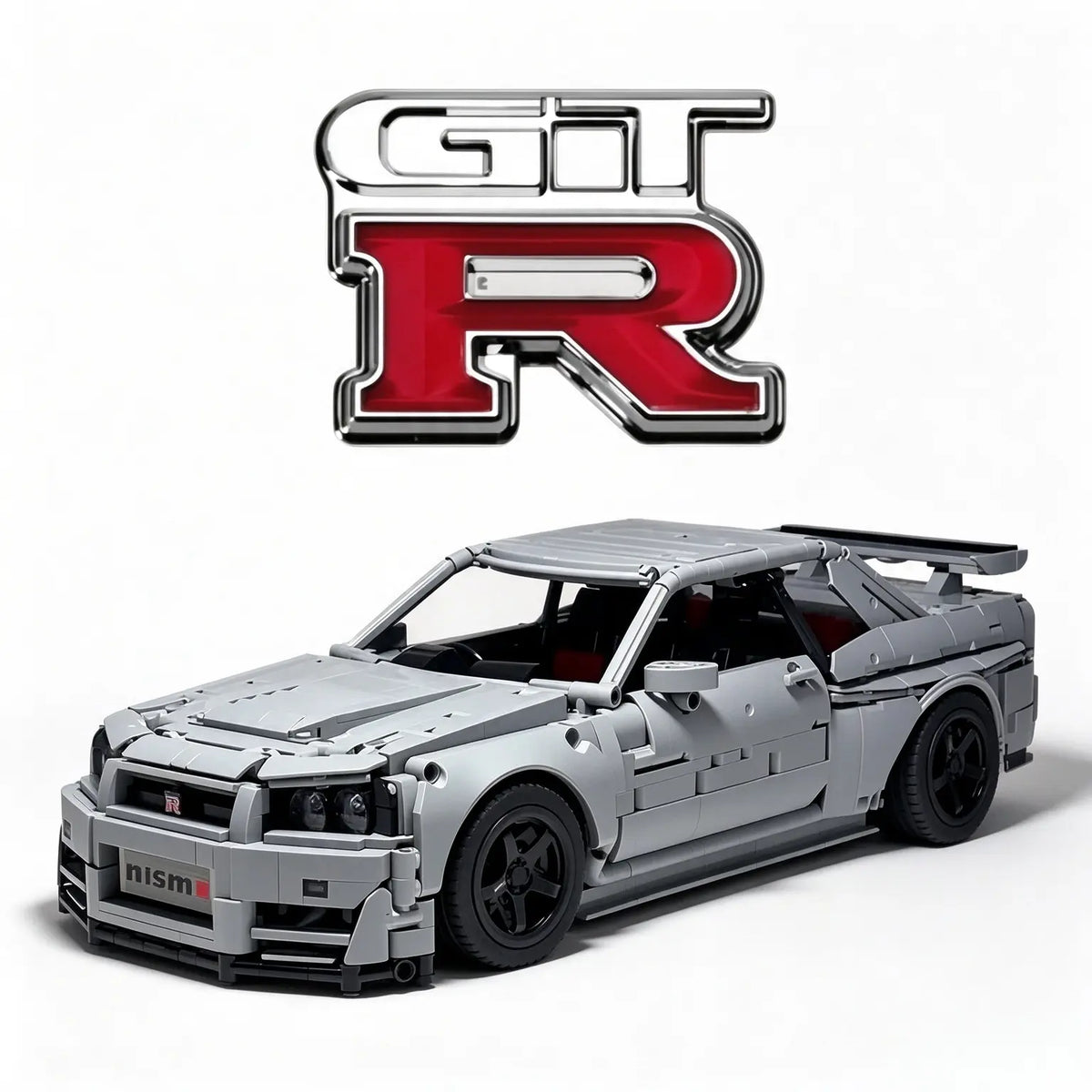 1:12 Nissan Skyline GT-R R34 | Advanced MOC Building Set (2086 PCS)