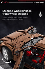1:8 Officially Licensed Maserati GranTurismo, Brown Remote Control Edition (5400+ PCS)