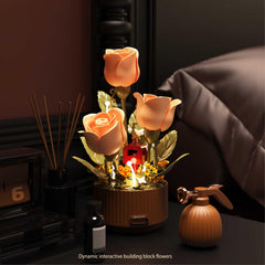 The Flower that Never Fades | Remote-controlled Spray Bottle And Ambient Light