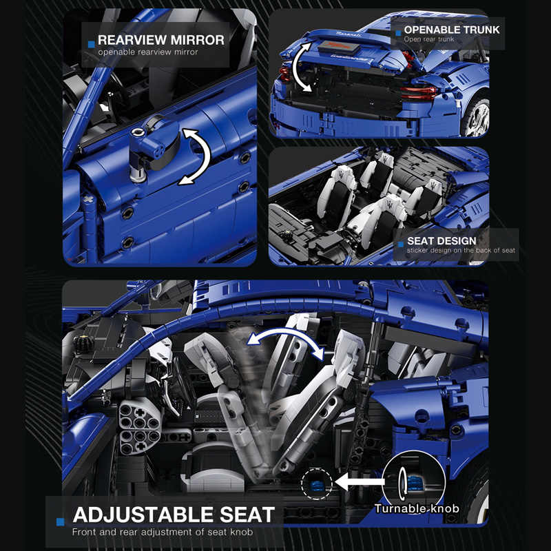 1:8 Officially Licensed Maserati GranTurismo (5400+ PCS)
