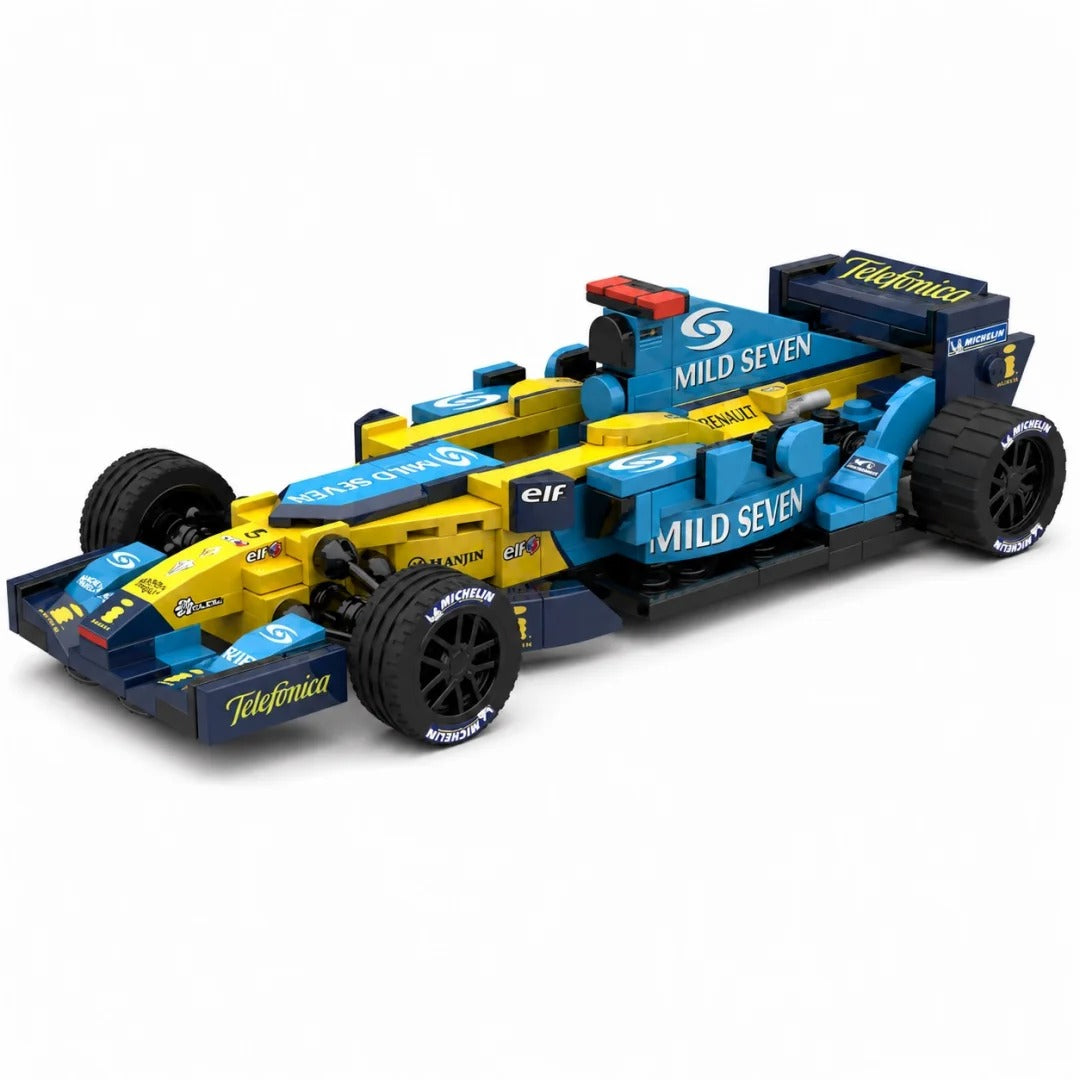 1:24 Renault R25 |  The Legendary Yellow And Blue Chariot | Includes a Complete Set of Stickers (252Pcs) - BAV BRICK