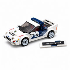 1:24 Ford RS200 | Group B Rally Beast | Includes a Complete Set of Stickers (361 Pcs)