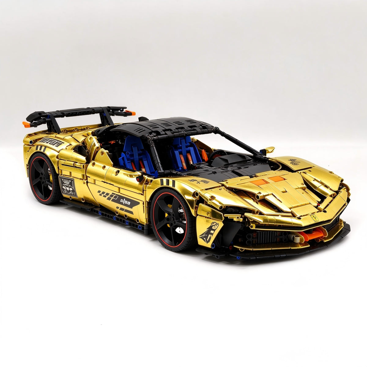 1:8 XX Track Hybrid Plateado Edición Limitada, El Supercoche Definitivo, Más de 12 Características Restauradas (4100 Piezas)