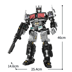 Large Combat Transformation Robot Set | Dark Mecha Autobots (3568 PCS)