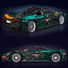 1: 8 Dark Green Beast McLaren P1 Supercar, Electric Air suspension, Electric lift tail, Electric Doors (3239 Pcs)