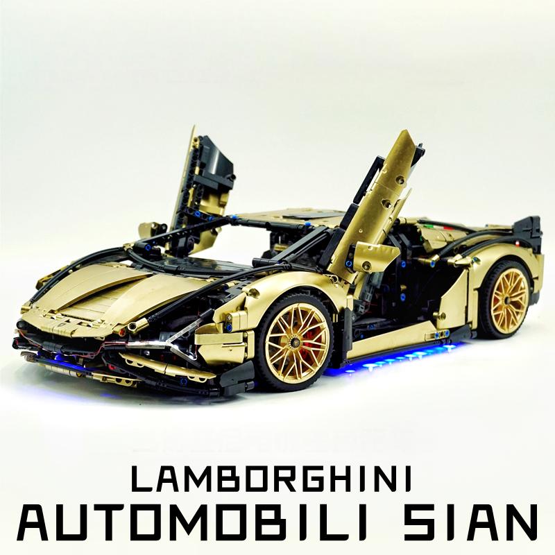 1: 8 Gold Lamborghini Sian Collector's Edition (3955 Pcs) - BAV BRICK