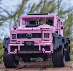 1:8 Pink Mercedes-Benz G800 4×4 Squared Brabus  (2687+PCS)