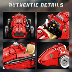 1953 Retro Formula 1 Racing Car F-500 Model Set (1809 PCS)