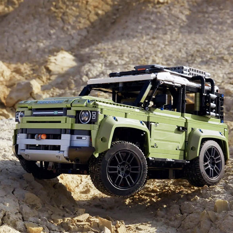 Land Rover Defender, Removable Roof Rack, Rotating Gear to Recover the ...