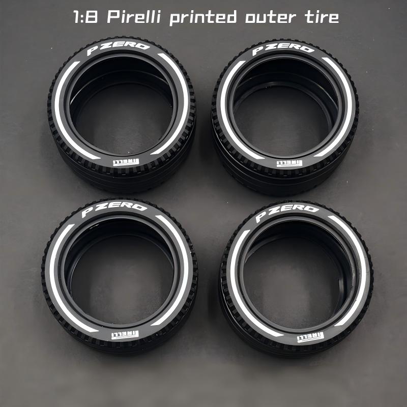 1:8 Custom Wheels MOC, Suitable for All 1:8 Supercars (4-pack)