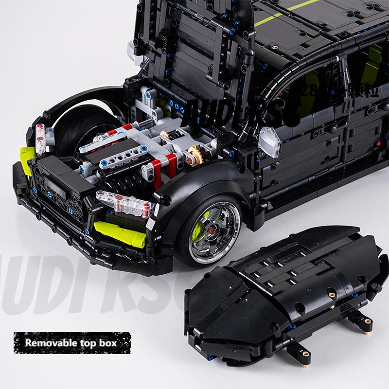 AUDI RS6 Black Warrior Set, High Detail Restoration (2896 Pcs) - BAV BRICK