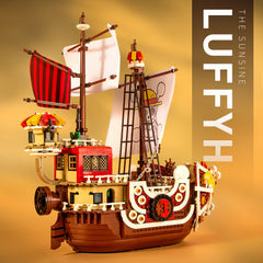 One Piece Pirate Ship Thousand Sunny, Free Dolls (1484 Pcs) - BAV BRICK