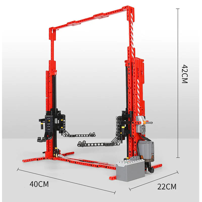 1:8 Electric Car Lift (537 Pcs) - BAV BRICK