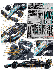 1:8 Mercedes-Benz W16 F1 Racing Car | Exclusive Racing Livery (1887+ PCS) - BAV BRICK