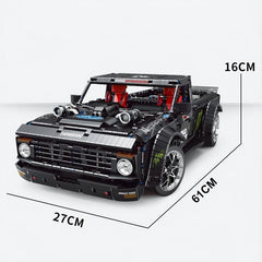 Remote Controlled Slammed Muscle Pickup Truck (3695 Pcs)