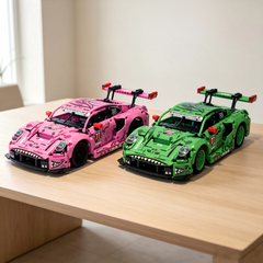 Porsche 911 GT3 R "REXY" AO Racing Car | Green & Pink Edition (1313 PCS)